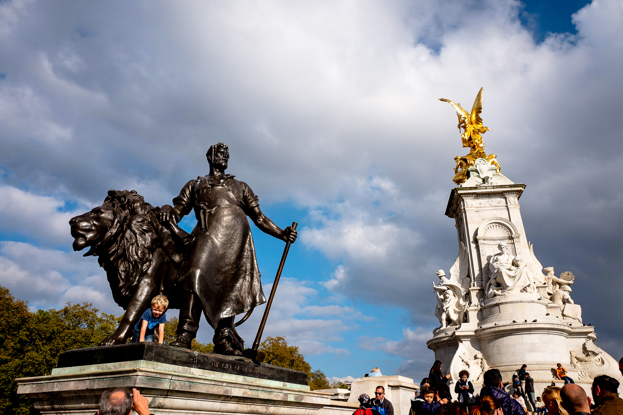 Statue in front of Palace